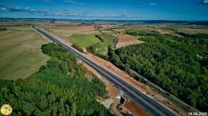 Dálnice D6 u Hořesedel v září 2025. Foto: Jan Banán Svoboda