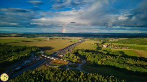 Dálnice D6 u Hořoviček v září 2025. Foto: Jan Banán Svoboda