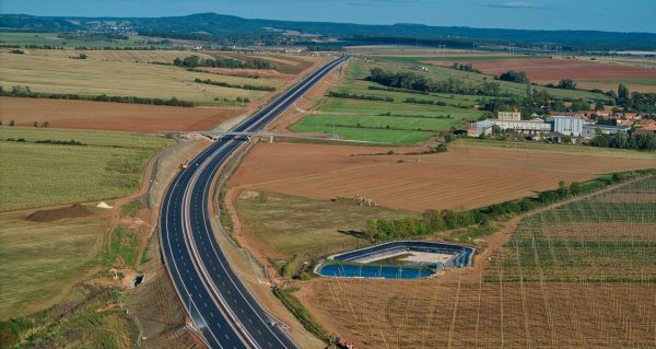 Dálnice D6 u Hořesedel v září 2025. Foto: Jan Banán Svoboda