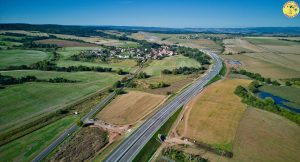 Dálnice D6 u Hořoviček v září 2025. Foto: Jan Banán Svoboda