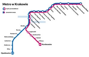 Metro Krakov. Zdroj: město Krakov