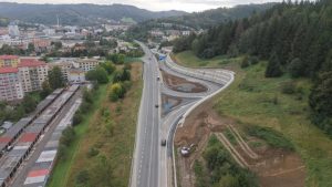 Křižovatka silnic I/57 a I/69 ve Vsetíně. Foto: ŘSD