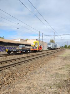 Mimořádná událost ve Všetatech. Foto: Drážní inspekce
