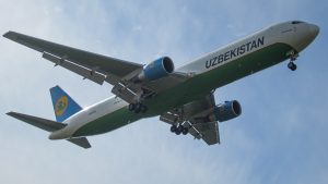 Boeing 767 Uzbekistan Airways.Foto: Zdopravy.cz / Vojtěch Očadlý
