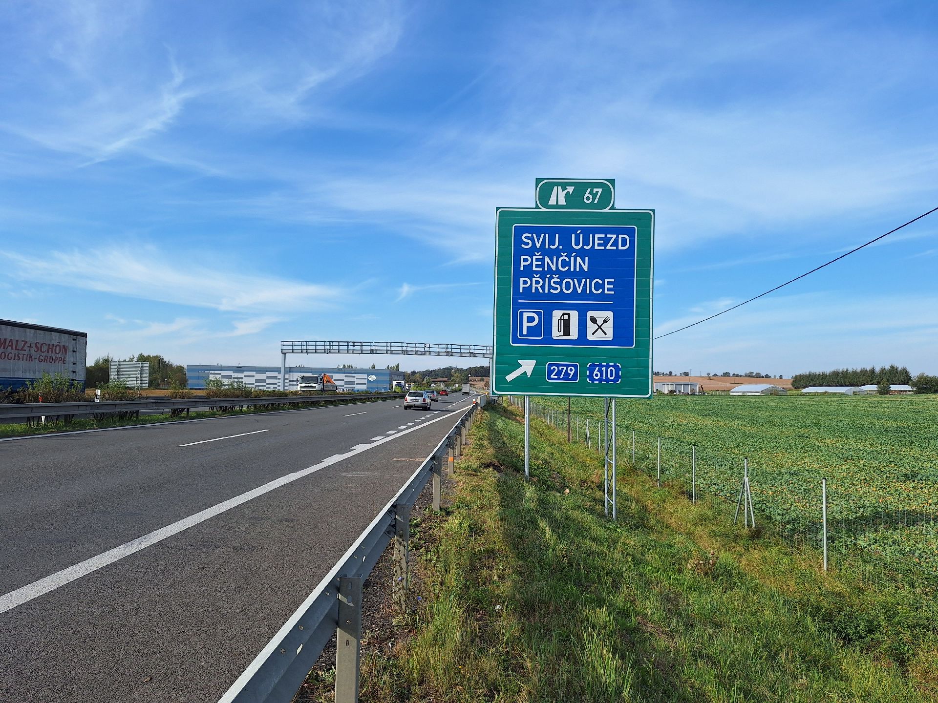 D10 u Příšovic. Foto: ŘSD