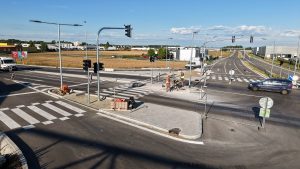 Stavba silnice I/36 Trnová-Fáblovka - Dubina. Foto: ŘSD