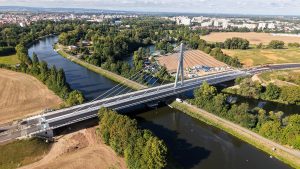 Stavba silnice I/36 Trnová-Fáblovka - Dubina. Foto: ŘSD