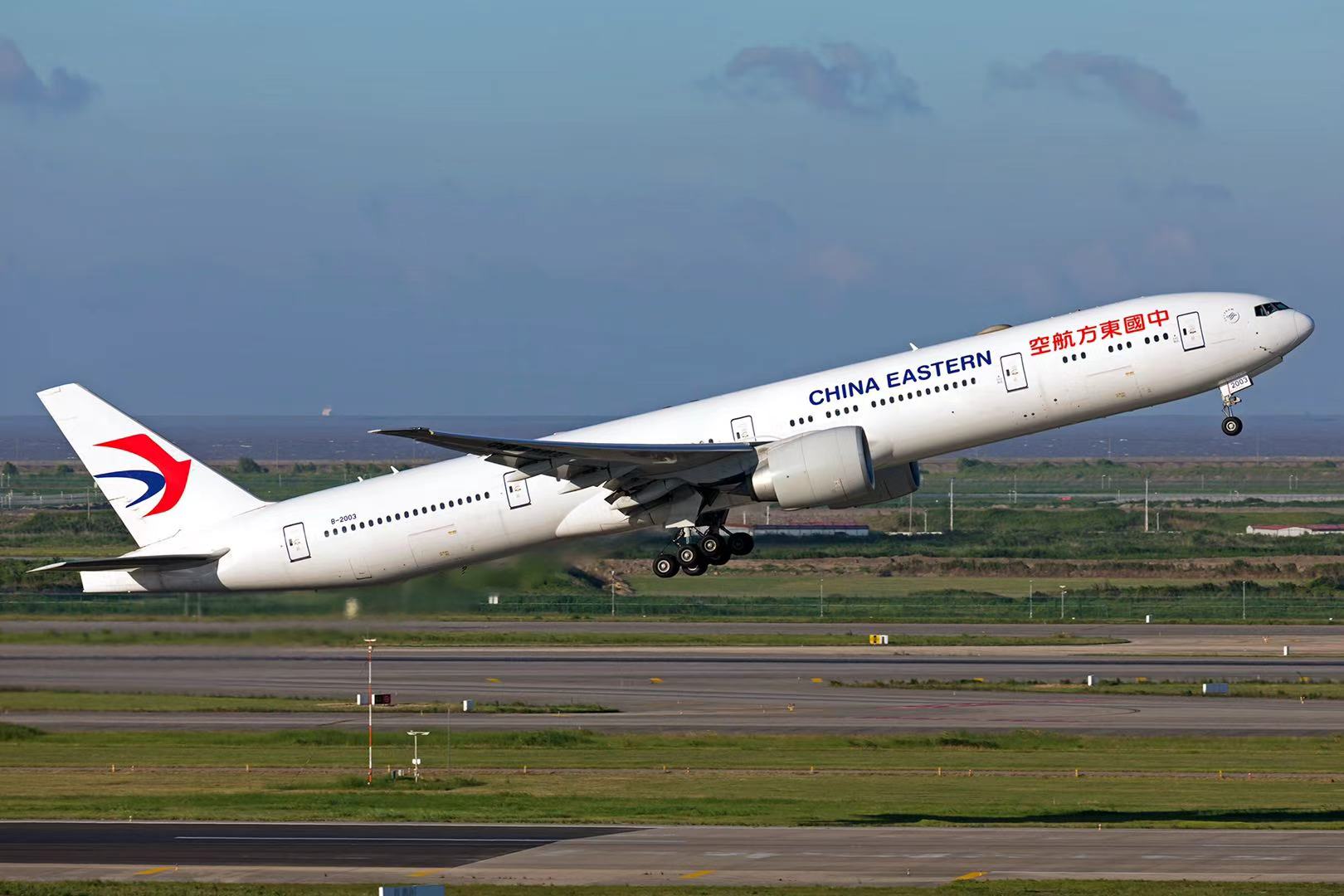 Boeing 777 letecké společnosti China Eastern Airlines. Zdroj: China Eastern Airlines