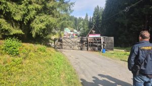 Nehoda autobusu ve Starých Hamrech.
Foto: Policie ČR