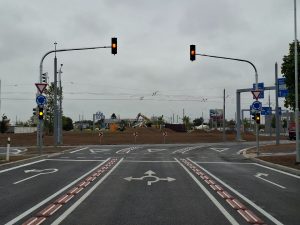 Nová křižovatka v Plzni u Makra. Foto: ŘSD
