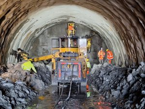 Stavba tunelu Homole. Foto: ŘSD