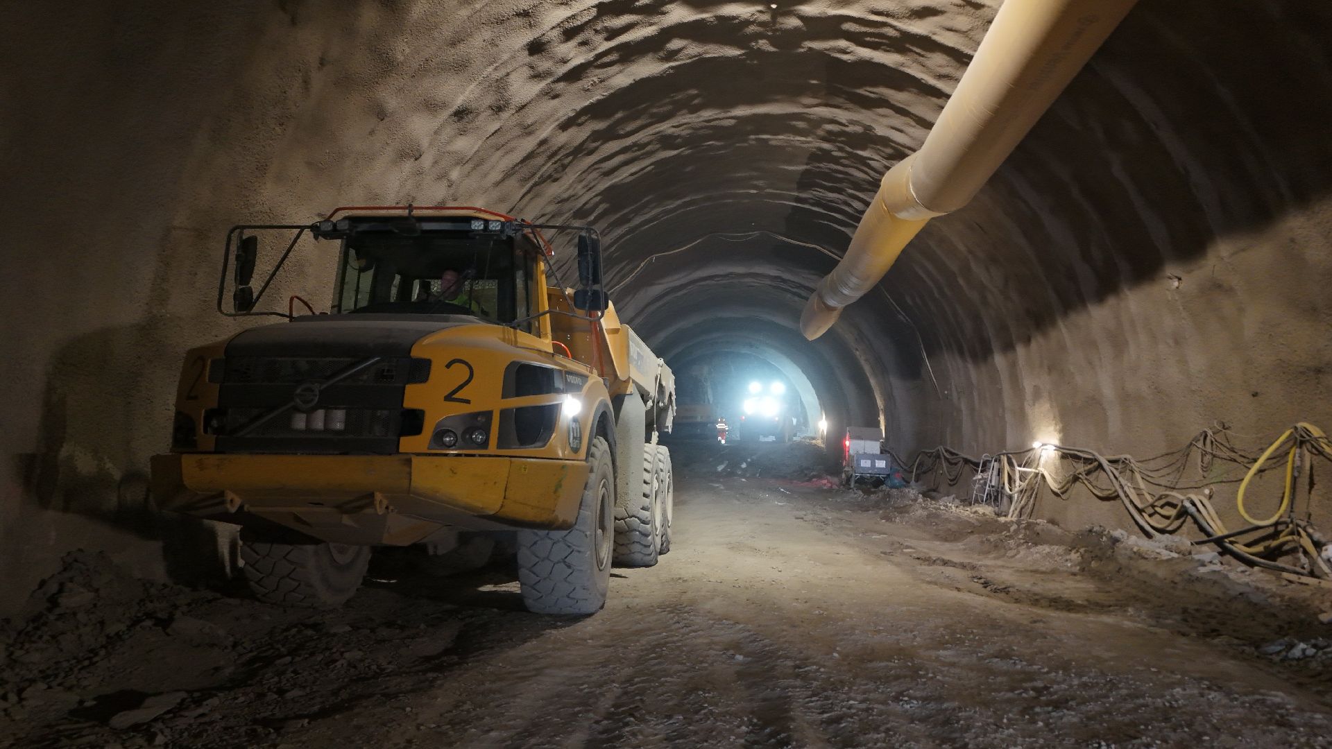 Stavba tunelu Homole. Foto: ŘSD