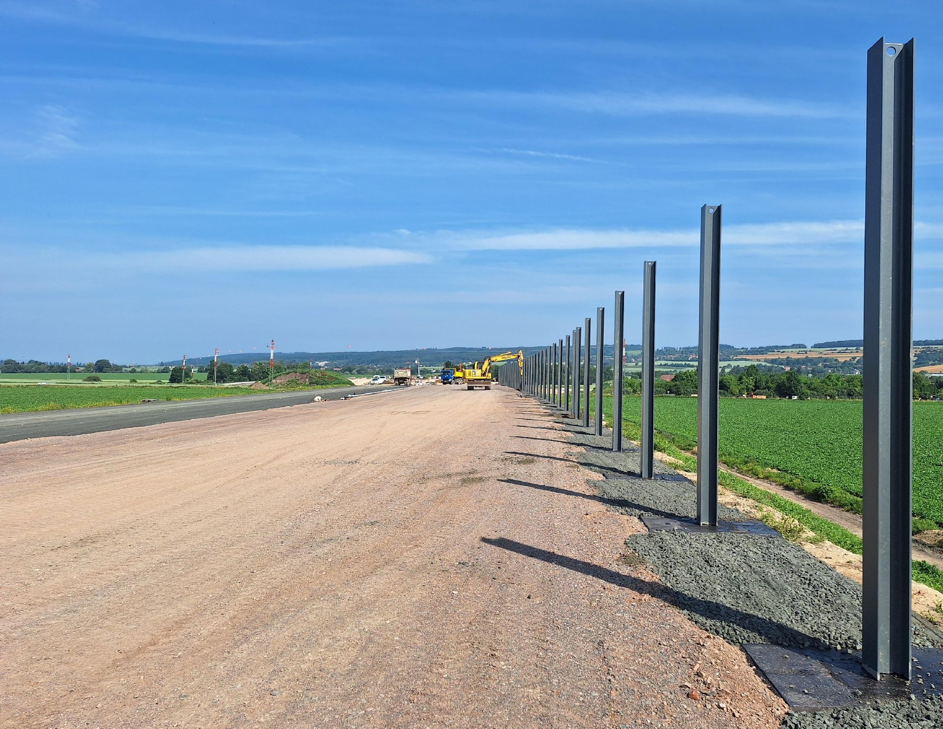 Stavba D35 Hořice - Sadová. Foto: ŘSD