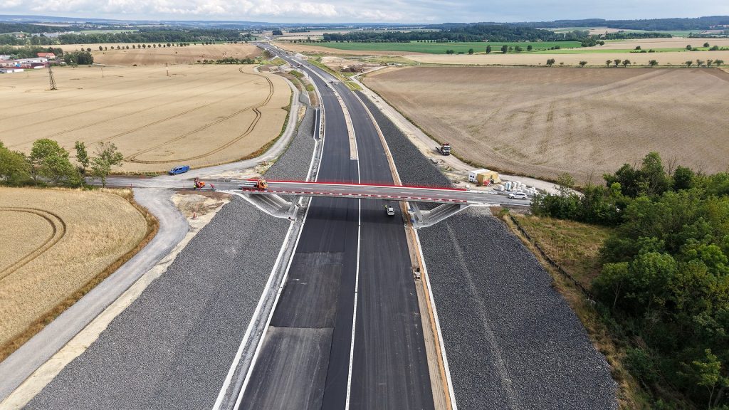 Stavba D35 Vysoký Mýto - Džbánov. Foto: ŘSD