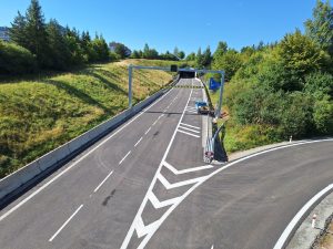 Opravený úsek I/38 v Jihlavě. Foto: ŘSD