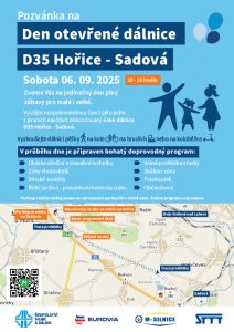 Den otevřené dálnice D35 Hořice - Sadová. Foto: ŘSD