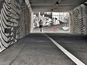 Zrekonstruovaný podchod pro pěší a cyklisty pod Türkovou ulicí na pražském Chodově. Foto: TSK