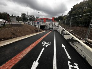 Zrekonstruovaný podchod pro pěší a cyklisty pod Türkovou ulicí na pražském Chodově. Foto: TSK