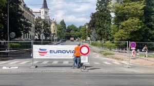 Vítězná ulice 1. den uzavírky. Foto: Jan Sůra / Zdopravy.cz