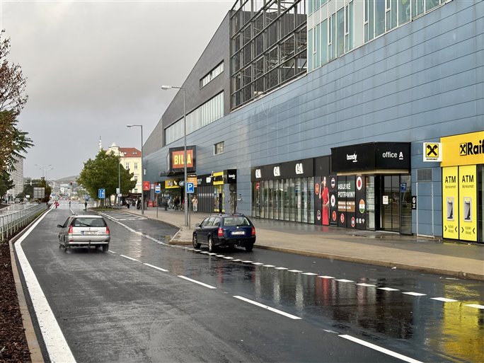 Zprovozněná část rekonstruované a rozšířené třídy Václava Klementa v Mladé Boleslavi. Foto: MB NET