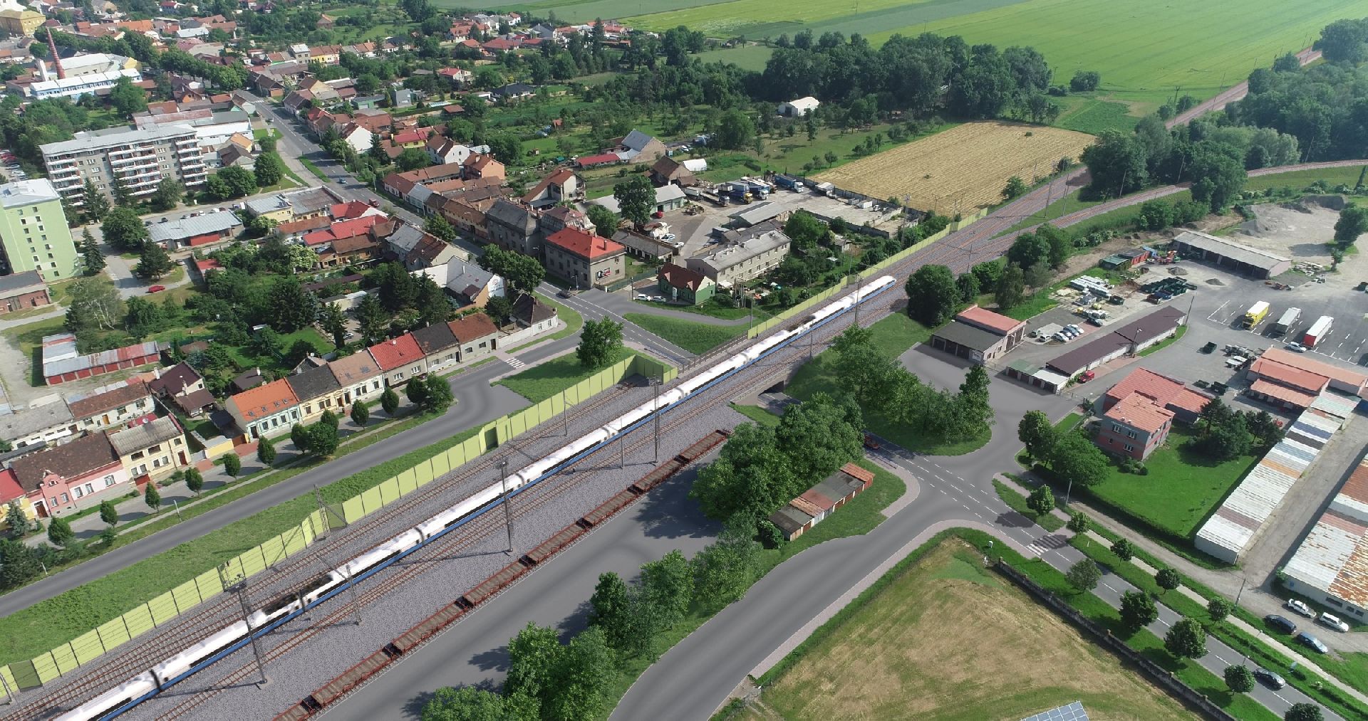 Stanice Kojetín po modernizaci tratě Brno - Přerov. Foto: Správa železnic