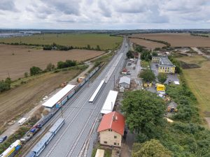 Modernizovaný úsek Čelákovice - Mstětice. Foto: Správa železnic