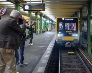 První den provozu nového metra v Berlíně. Foto: Stadler Rail