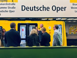 První den provozu nového metra v Berlíně. Foto: Stadler Rail