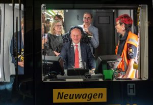 První den provozu nového metra v Berlíně. Foto: Stadler Rail