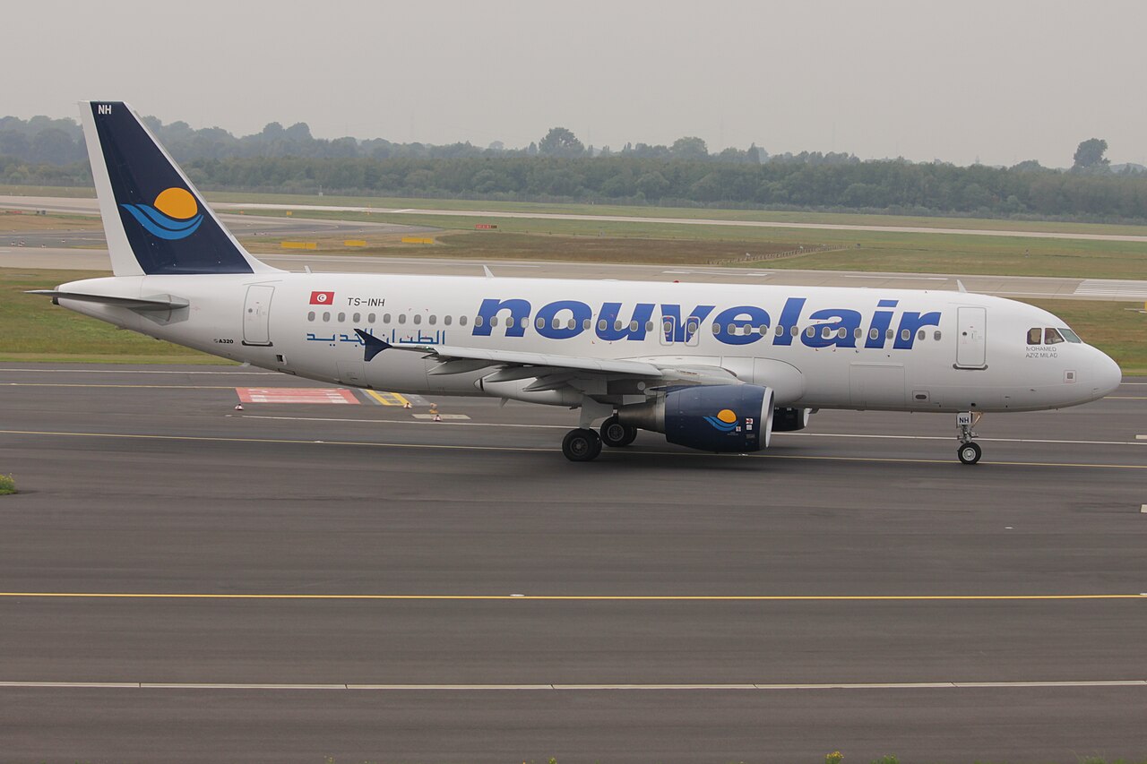 Airbus A320 společnosti Nouvelair. Foto: Milad A380 / Wikimedia Commons