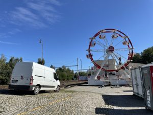 Příprava na festival Obrataňka v Jindřichově Hradci. Autor: Zdopravy.cz/Jan Šindelář