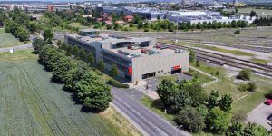 Vizualizace P+R parkovacího domu na Zličíně. Zdroj: MHMP