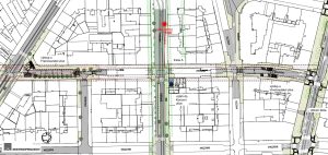 Předběžný návrh stanice metra D Náměstí Míru. Zdroj: DPP, Metroprojekt
