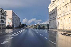Zprovozněná část rekonstruované a rozšířené třídy Václava Klementa v Mladé Boleslavi. Foto: MB NET
