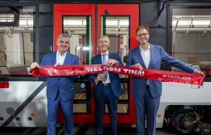 První tramvaj TINA pro Haag. Foto: Stadler Rail