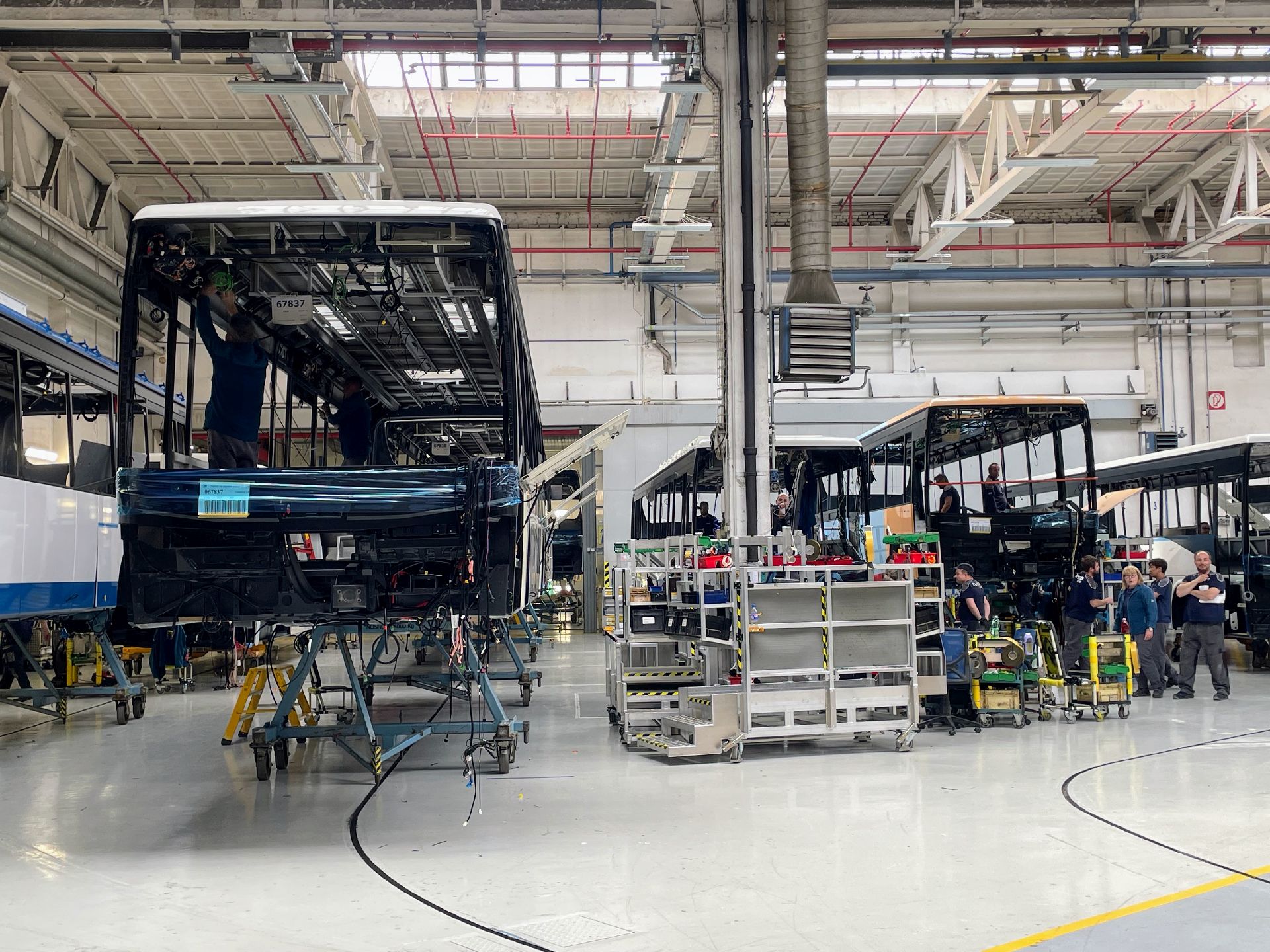 Výroba autobusů Iveco ve Vysokém Mýtě. Foto: Jan Sůra / Zdopravy.cz