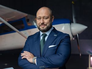 Šéf Letiště Krakov Łukasz Strutyński.Zdroj: Letiště Krakow