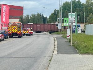 Vlečka přes Okružní ulici v Českých Budějovicích. Autor: Zdopravy.cz/Jan Šindelář