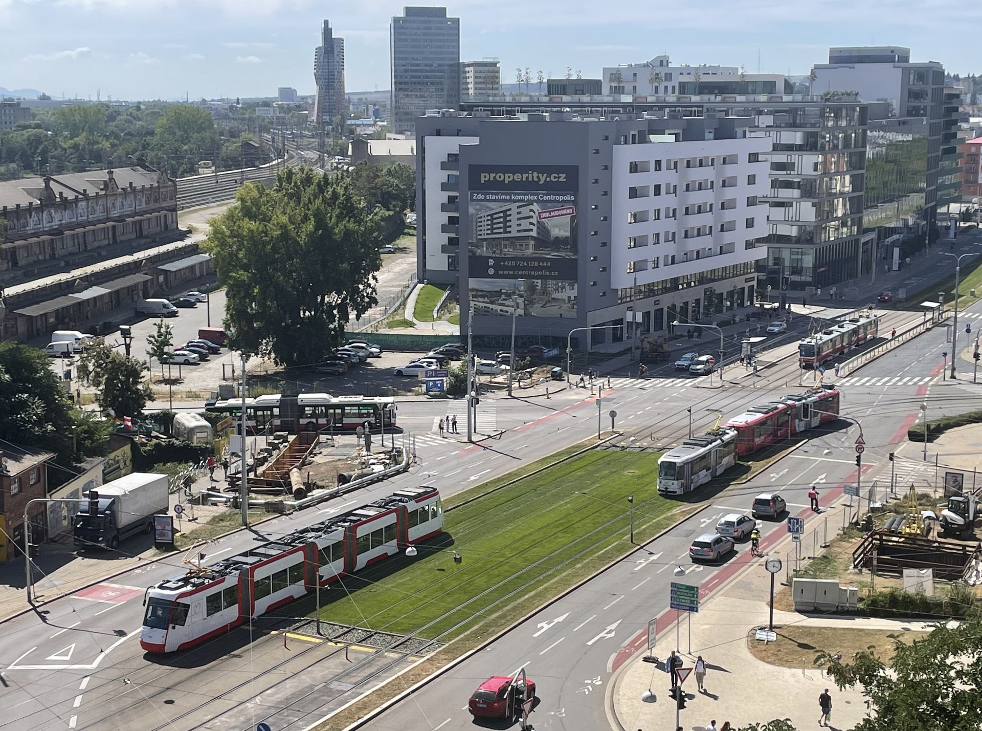 MHD v centru, Brno. Vlevo Malá Amerika. Autor: Zdopravy.cz/Jan Šindelář