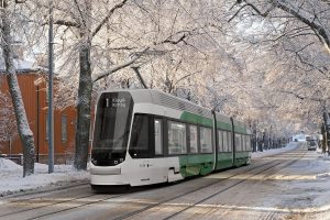 Tramvaj Stadler Tango Arctic pro Helsinki. Foto: Stadler Rail