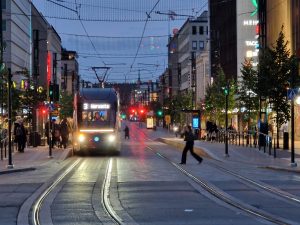 Provoz tramvají Škoda Transtech ArticX34 ve finském Tampere. Foto: Zdopravy.cz / Jan Nevyhoštěný