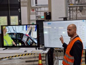 Depo dopravního podniku Tampereen Ratikka ve finském Tampere a testování automatického posunu. Foto: Zdopravy.cz