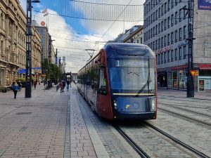 Provoz tramvají Škoda Transtech ArticX34 ve finském Tampere. Foto: Zdopravy.cz / Jan Nevyhoštěný