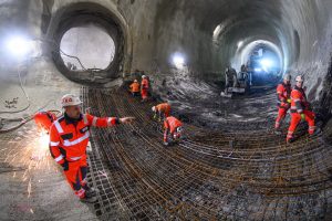Budovaná stanice metra D Olbrachtova. Foto: DPP - Petr Hejna