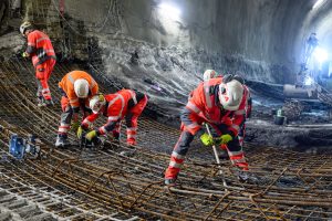 Budovaná stanice metra D Olbrachtova. Foto: DPP - Petr Hejna