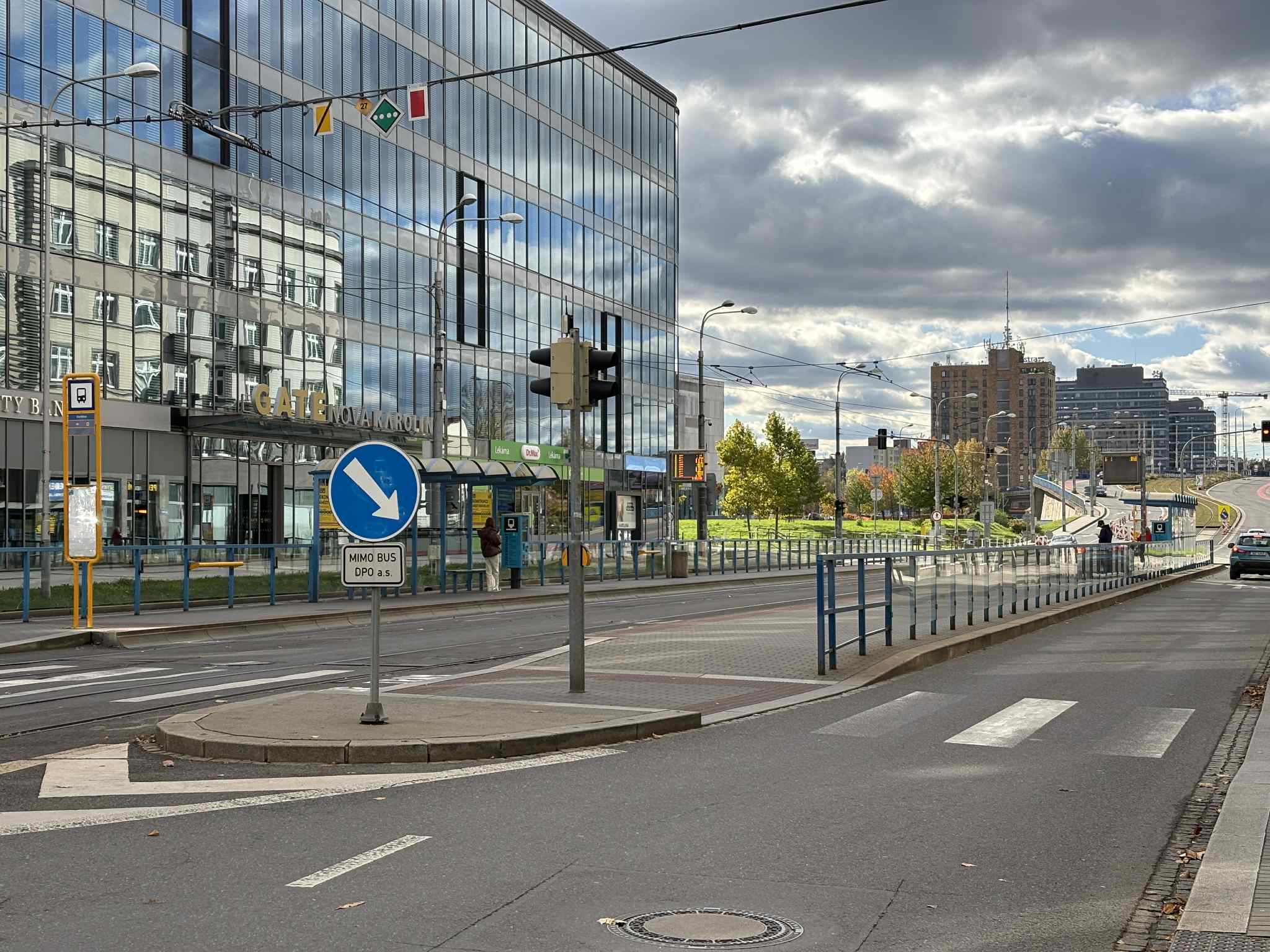 Zastávka Karolina v Ostravě. Foto: Zdopravy.cz / Vojtěch Očadlý