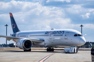 Boeing 787 Dreamliner v barvách letecké společnosti Air Japan Zdroj: AirJapan