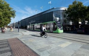 Nová tramvajová trať v Kodani. Foto: Hovedstadens Letbane