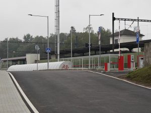 První krajské P+R parkoviště v Olbramovicích. Foto: Středočeský kraj