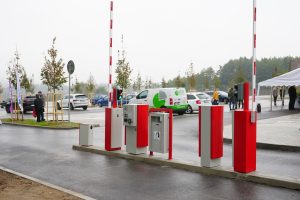První krajské P+R parkoviště v Olbramovicích. Foto: Středočeský kraj